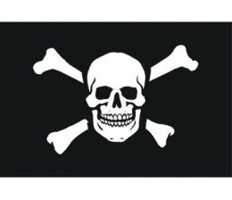 Флаг Веселый Роджер, 30х40 см (10243458)